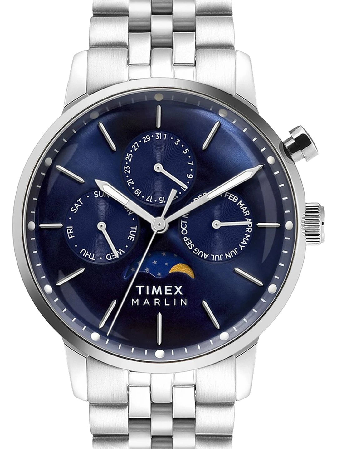 Timex Marlin Round 21mm Blue Dial Analog Watch - TWEG26802