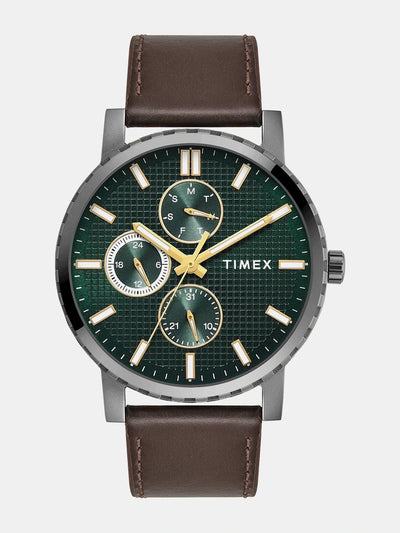 Timex Trendline Round Green Dial Analog Watch - TWEG34700