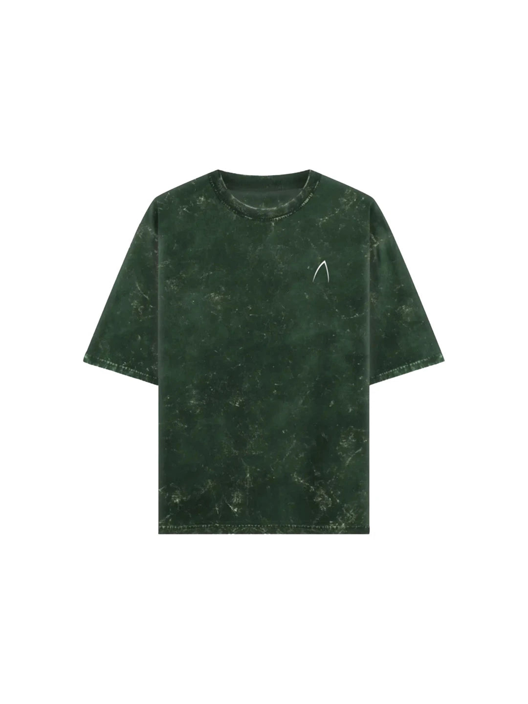 Arya Bottle Green Oversized Zodiac Virgo Print Half Sleeve Cotton T-Shirt