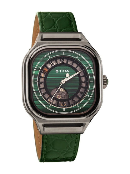 Titan Round Analog Watch - 10008TL01