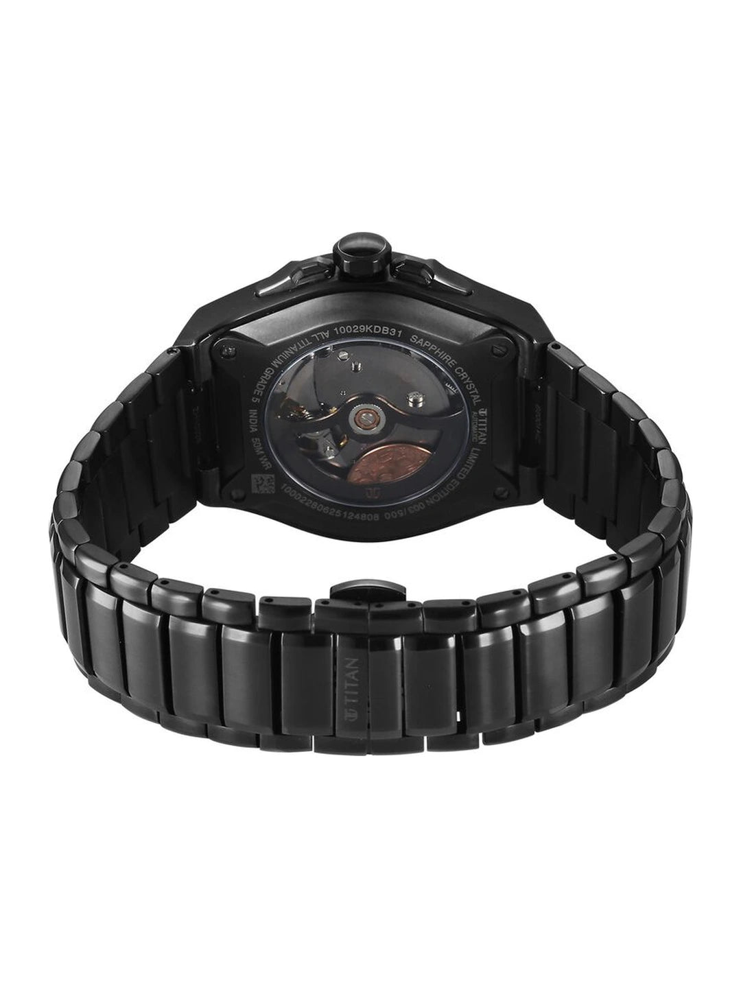 Titan Round Green Dial Analog Watch - 10029KM01