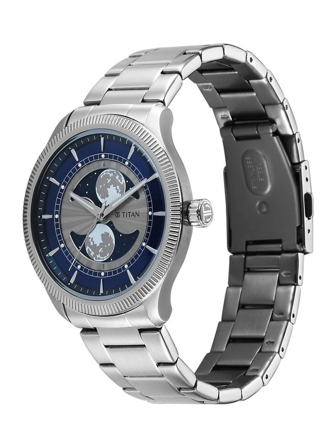 Titan Round Green Dial Analog Watch - 10029KM01