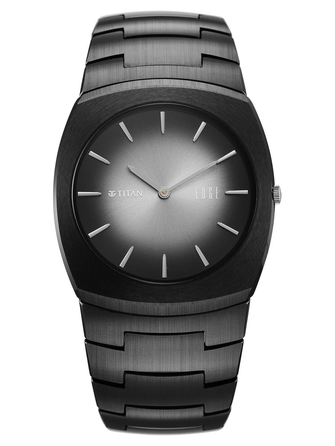 Titan Edge Fumage Analog Black Dial Watch - 10055NC01
