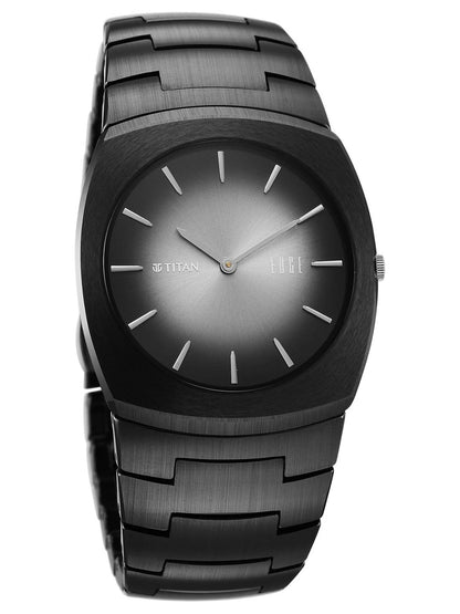 Titan Edge Fumage Analog Black Dial Watch - 10055NC01