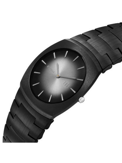 Titan Edge Fumage Analog Black Dial Watch - 10055NC01