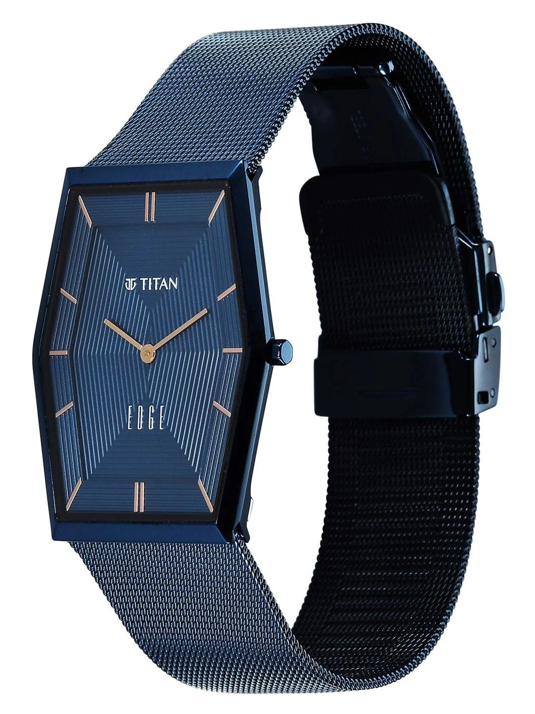 Titan Edge Whimsey Blue Quartz Analog Watch - 10056QM02