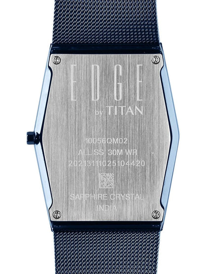 Titan Edge Whimsey Blue Quartz Analog Watch - 10056QM02