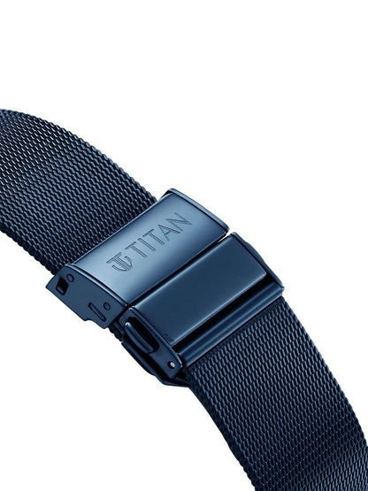 Titan Edge Whimsey Blue Quartz Analog Watch - 10056QM02