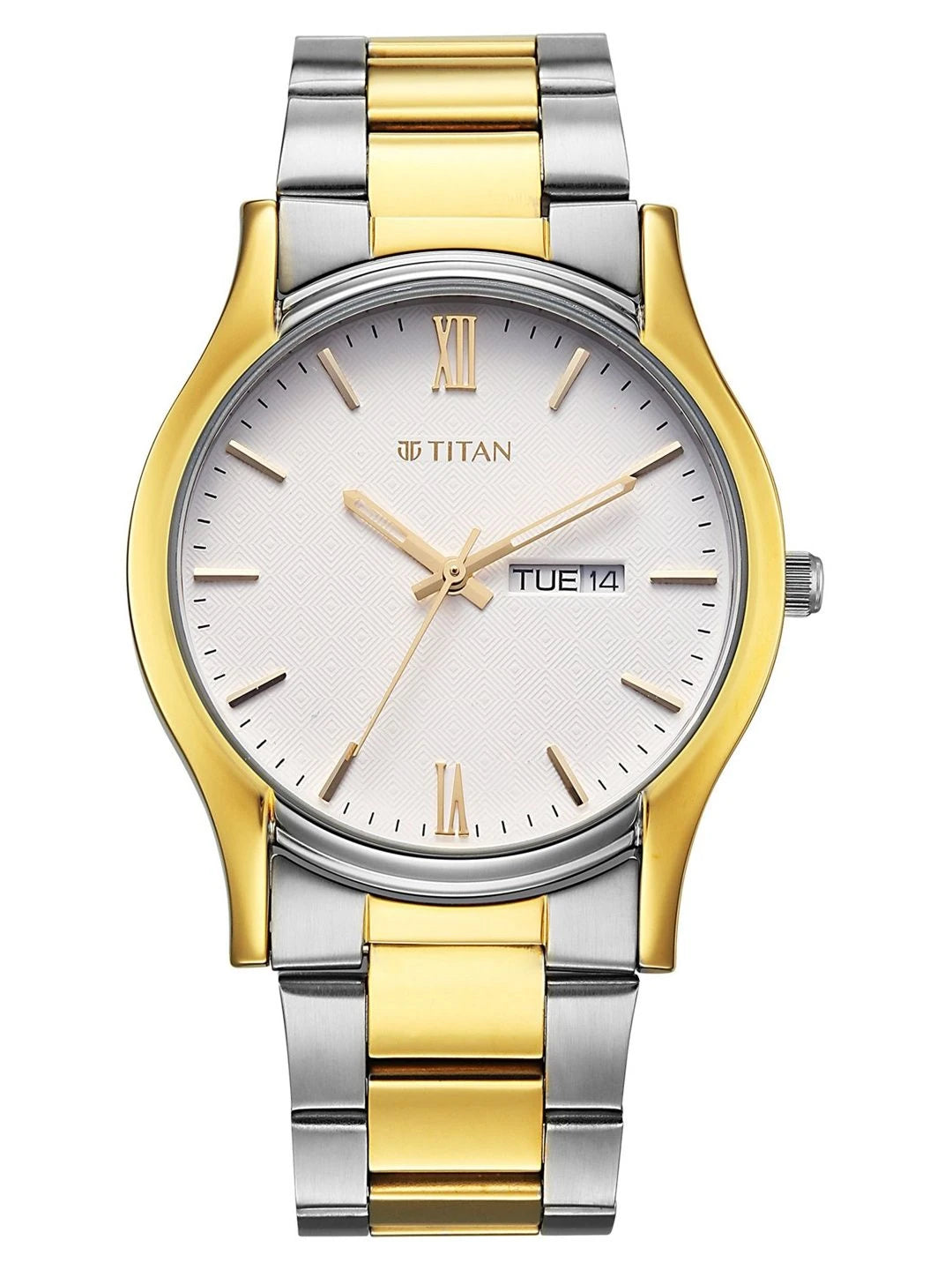 Titan Karishma White Dial Quartz Analog Watch - 10059BM03
