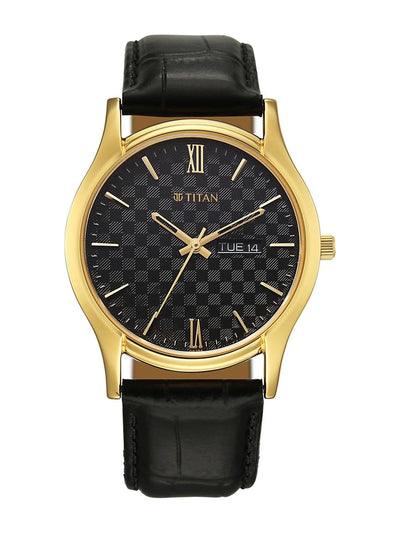 Titan Karishma Black Dial Quartz Analog Watch - 10059YL01