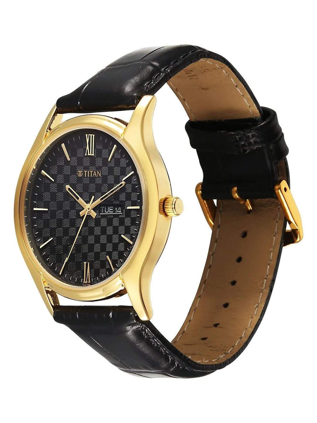 Titan Karishma Black Dial Quartz Analog Watch - 10059YL01