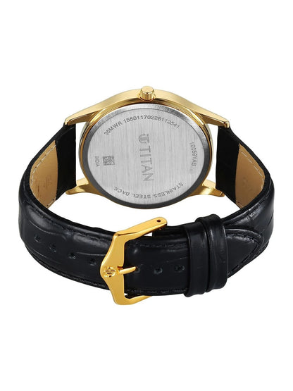 Titan Karishma Black Dial Quartz Analog Watch - 10059YL01