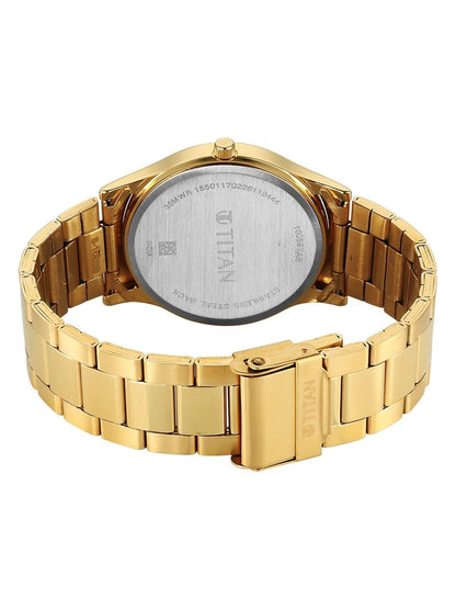 Titan Karishma Green Dial Quartz Analog Watch - 10059YM02