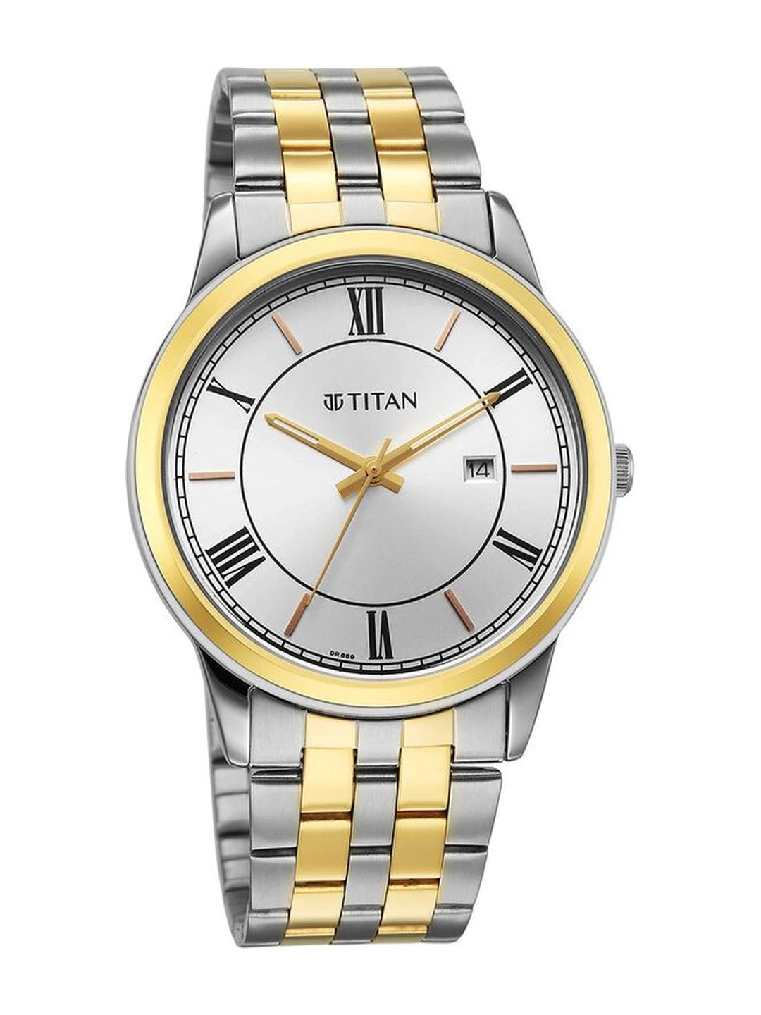 Titan Karishma Round Silver Dial Analog Watch - 10060BM01