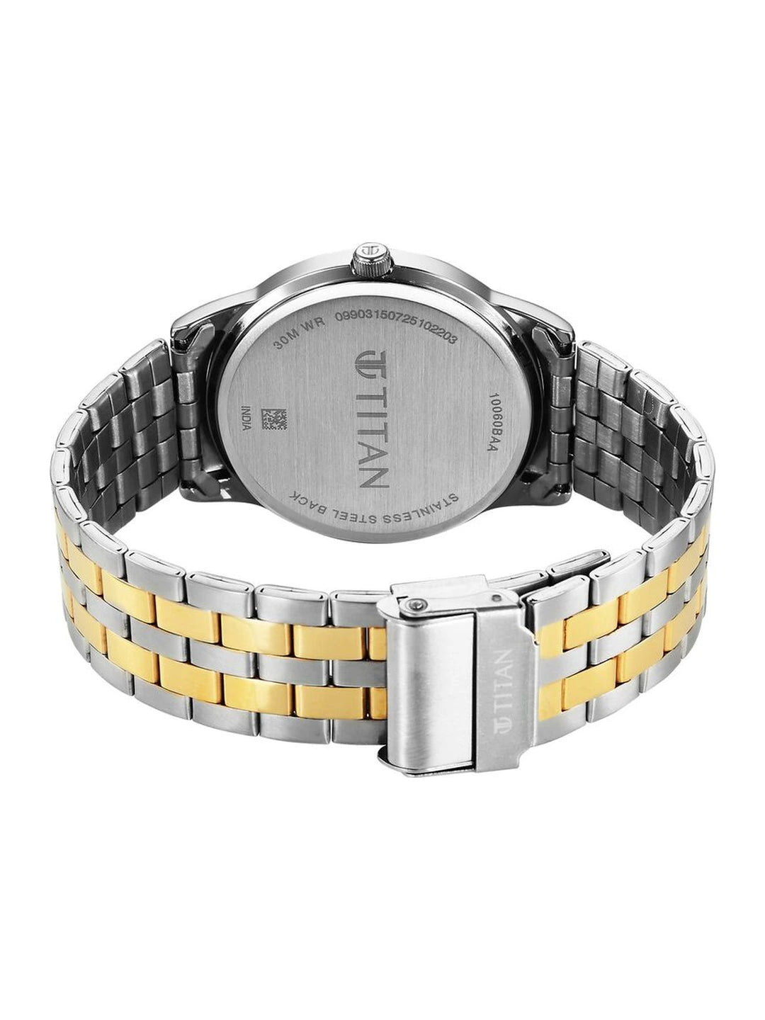 Titan Karishma Round Silver Dial Analog Watch - 10060BM01
