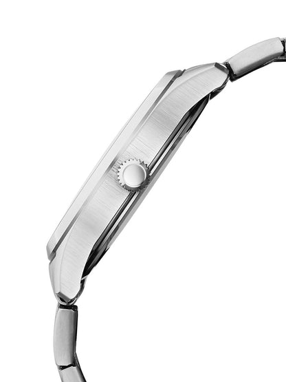 Titan Dial & Stainless Steel Bracelet Style Straps Analogue Watch - 10063SM01