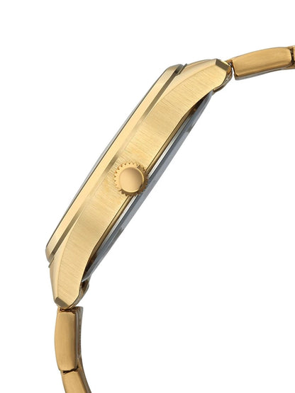 Titan Dial & Stainless Steel Bracelet Style Straps Analogue Watch - 10063YM01
