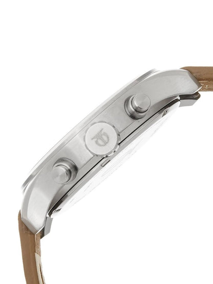 Titan Octane Round Wine Dial Analog Watch - 1634SL03