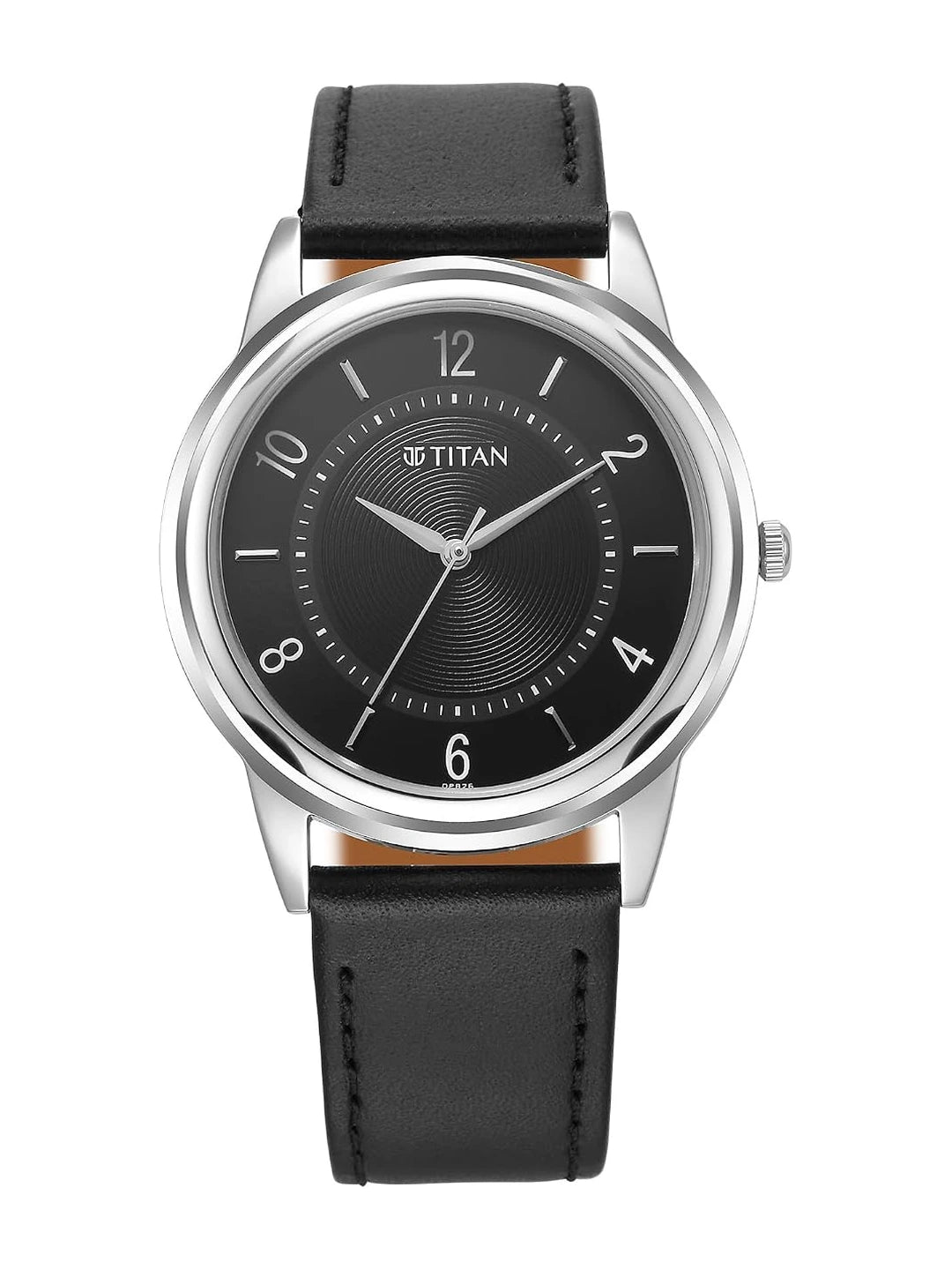 Titan Karishma Round Black Dial Analog Watch - 1638SL02