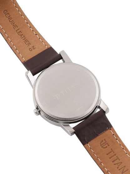 Titan Karishma Zing Quartz Analogue Brown Dial Watch - 1644SL01