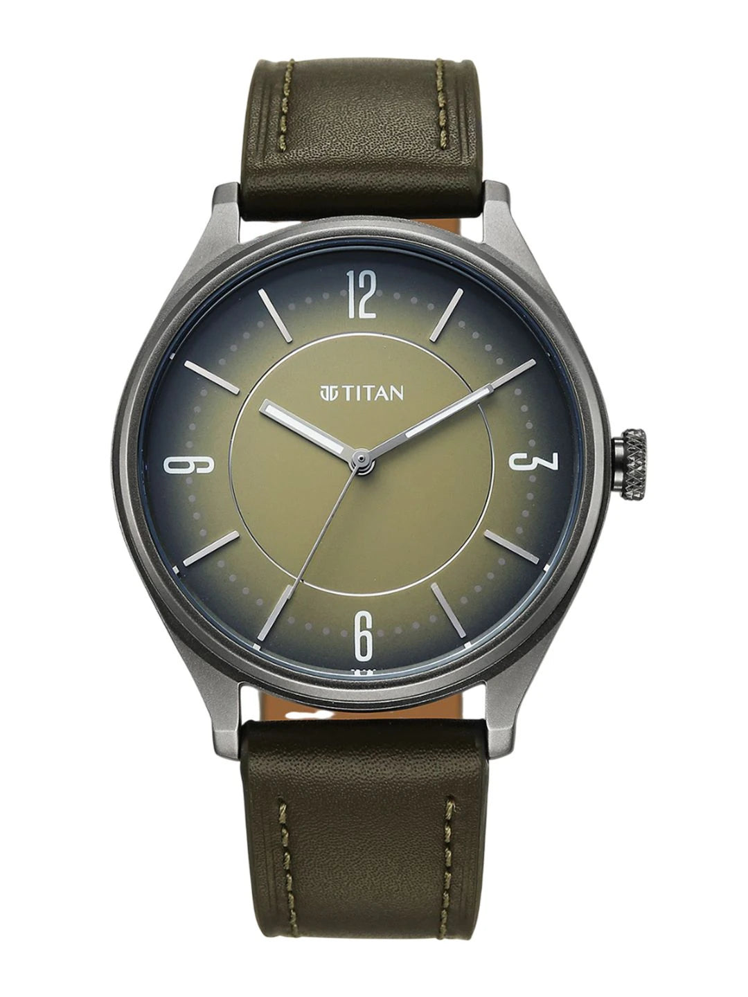 Titan Neo Basics Ii Quartz Leather Straps Analogue Watch - 1802QL05