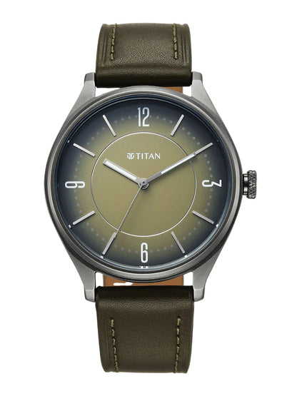 Titan Neo Basics Ii Quartz Leather Straps Analogue Watch - 1802QL05