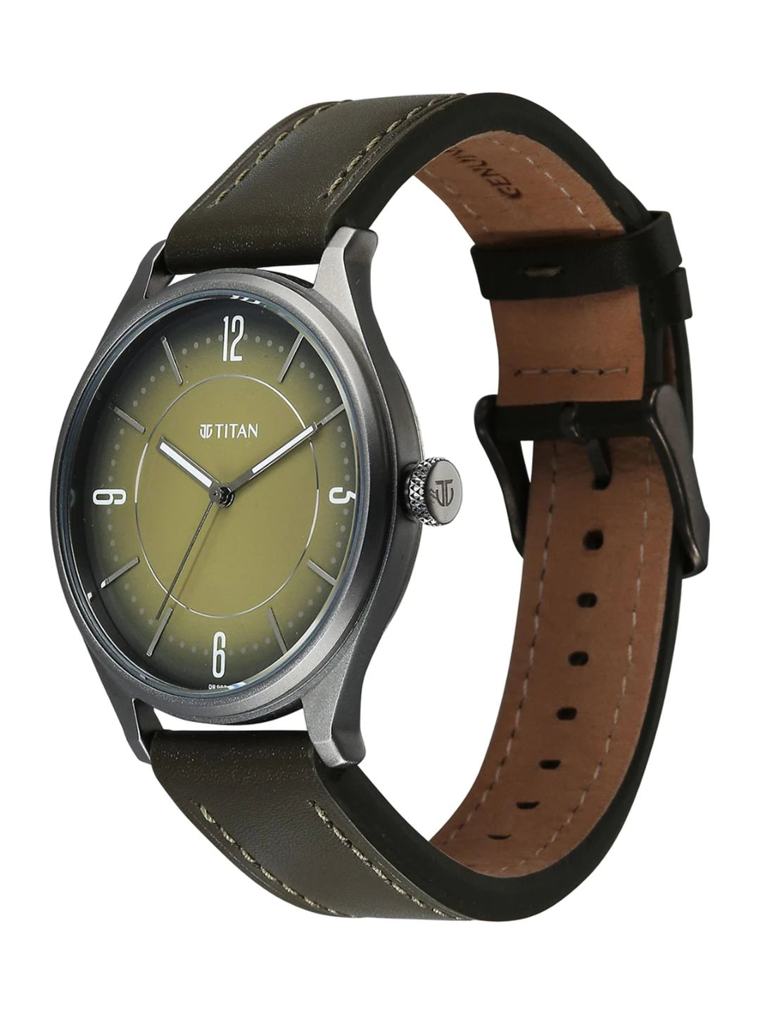 Titan Neo Basics Ii Quartz Leather Straps Analogue Watch - 1802QL05