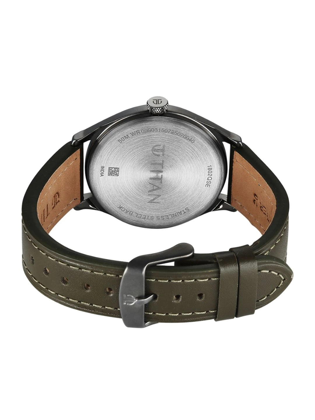 Titan Neo Basics Ii Quartz Leather Straps Analogue Watch - 1802QL05