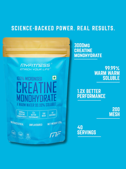 Myfitness Creatine Monohydrate Powder Unflavoured 240g