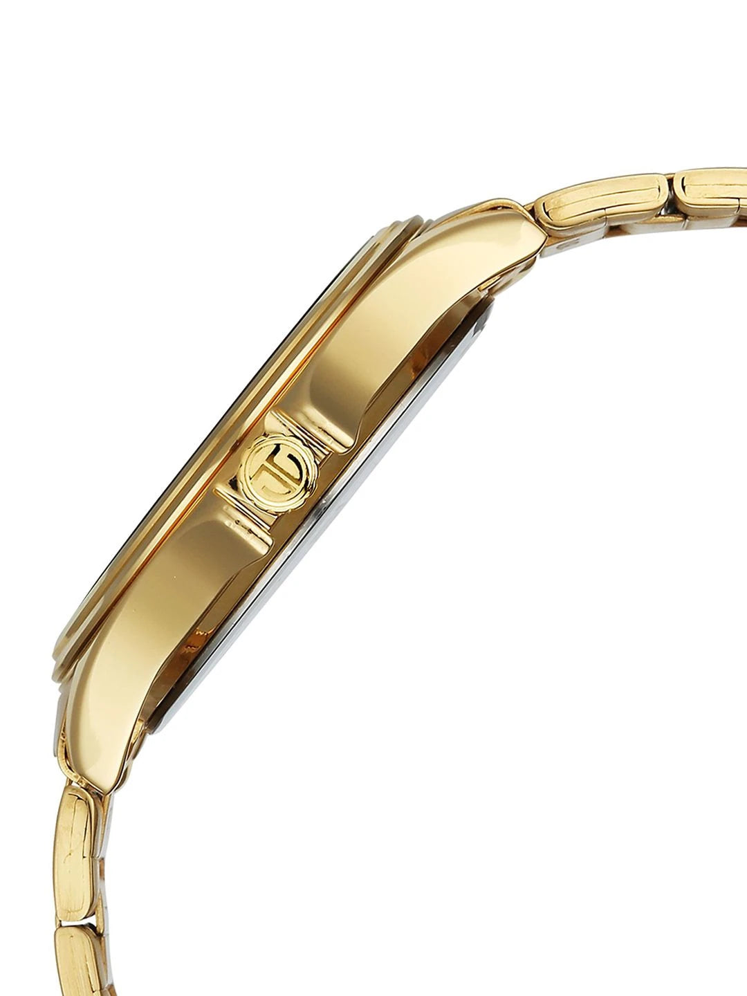 Titan Neo Arabic Quartz Brass Dial & Stainless Steel Straps Analogue Watch - 1870YM01