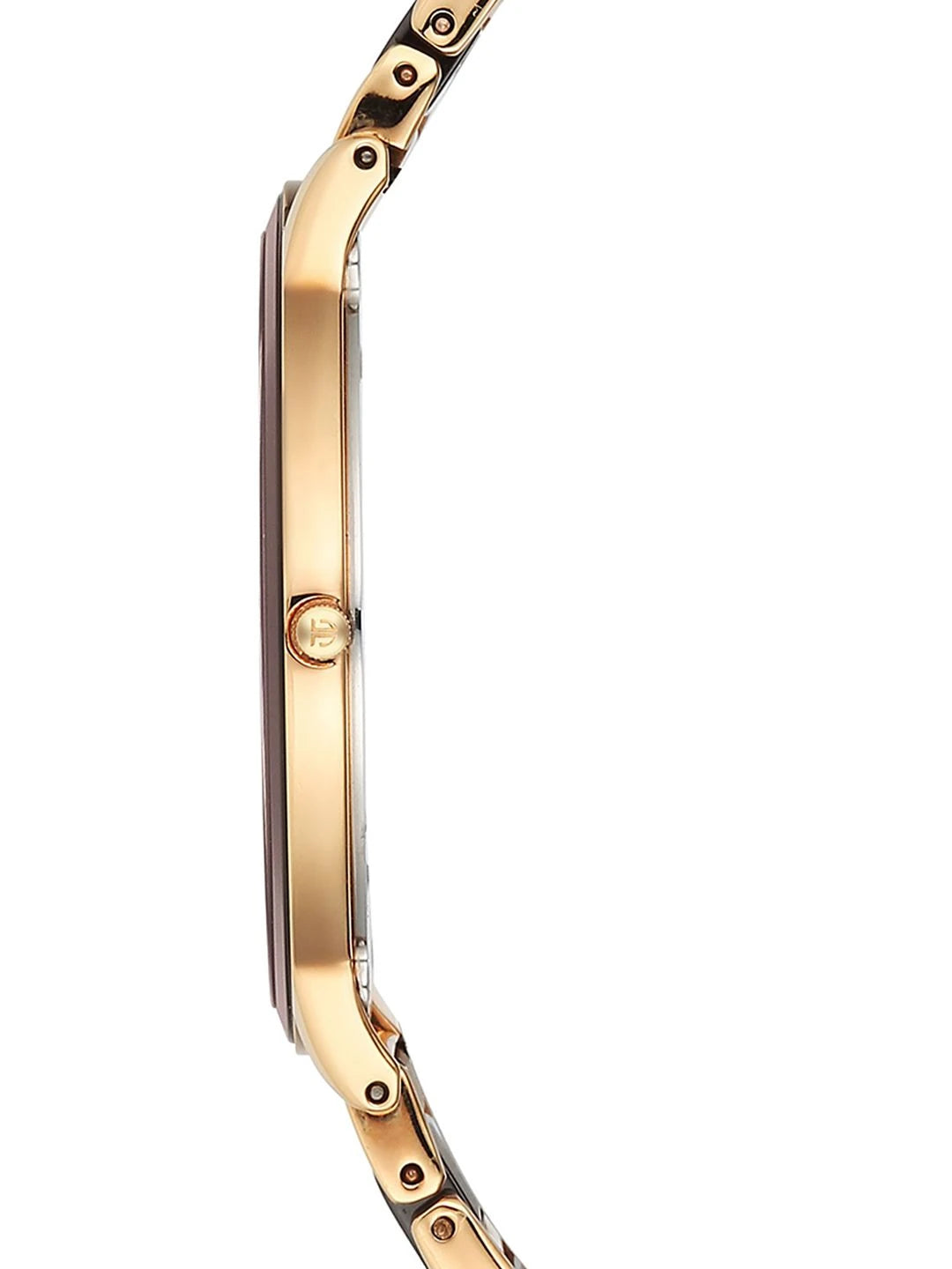 Titan Edge Melange Quartz Round Dial Watch - 1878KD08