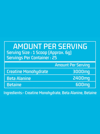 Myfitness CBB H2O Pre Workout Powder Unflavoured 150g