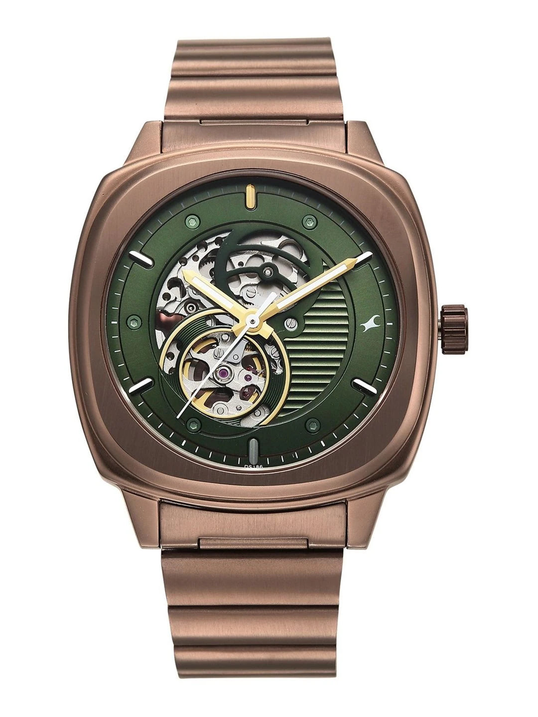 Fastrack Automatics 3.0 Analog Green Dial Watch - 3333QM02