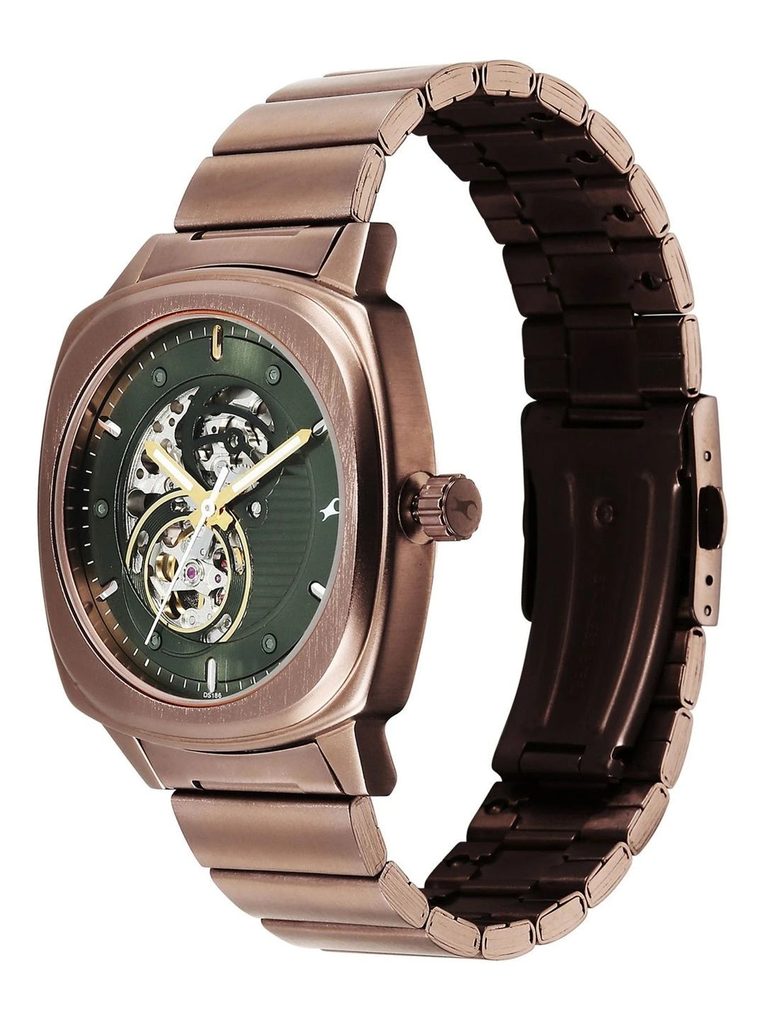 Fastrack Automatics 3.0 Analog Green Dial Watch - 3333QM02