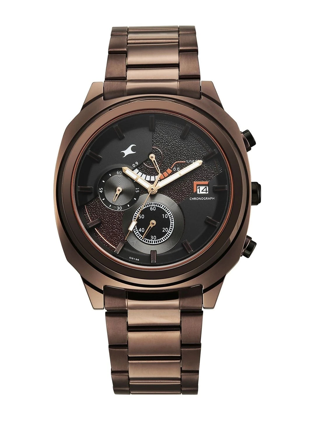 Fastrack Kronos 3 Black Dial Quartz Analog Watch - 3335KM01