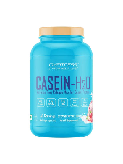 Myfitness Casein Protein Powder Strawberry Delight 1kg