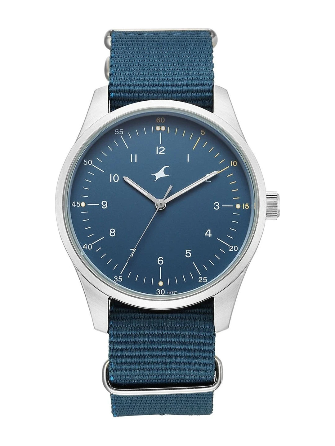 Fastrack Stunners Quartz Analog Blue Dial & Blue Nylon Strap Watch - 38214SP01