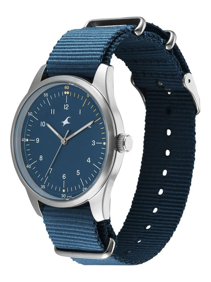 Fastrack Stunners Xi Quartz Analog Blue Dial Watch - 38214SP01