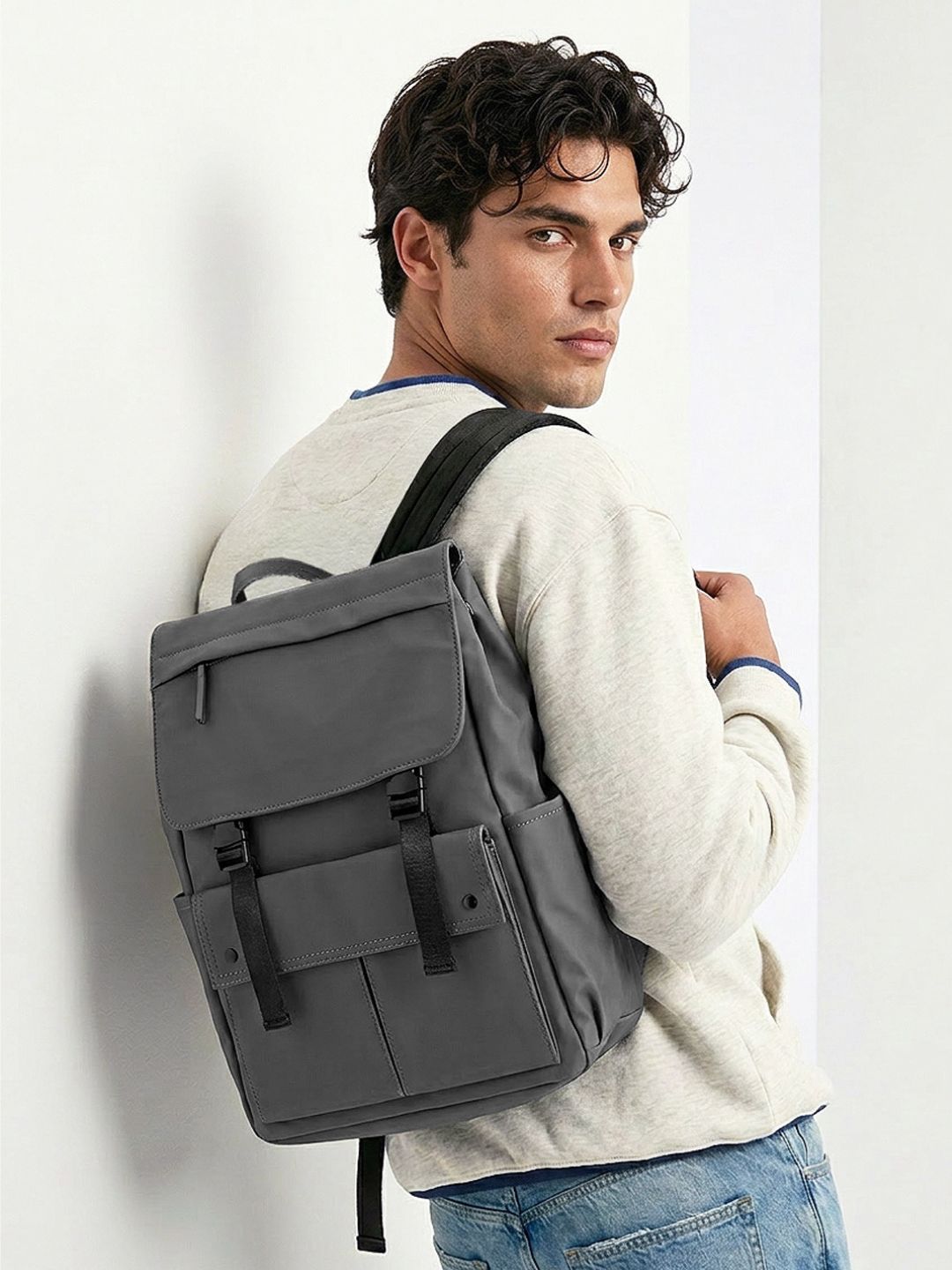Powerlook Grey Backpack