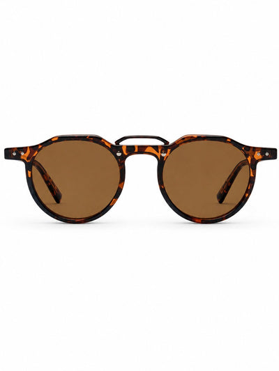 Powerlook Brown Round Sunglasses
