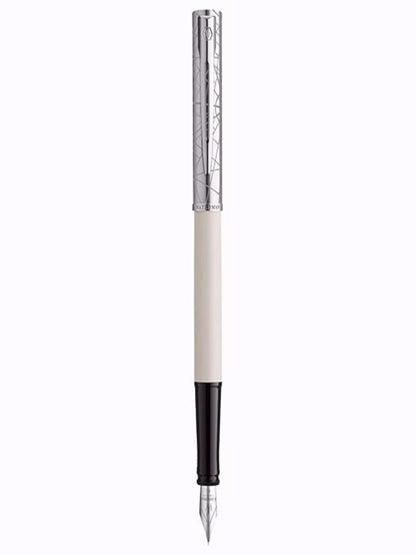 Waterman Allure Deluxe White Fountain Pen Fine Nib