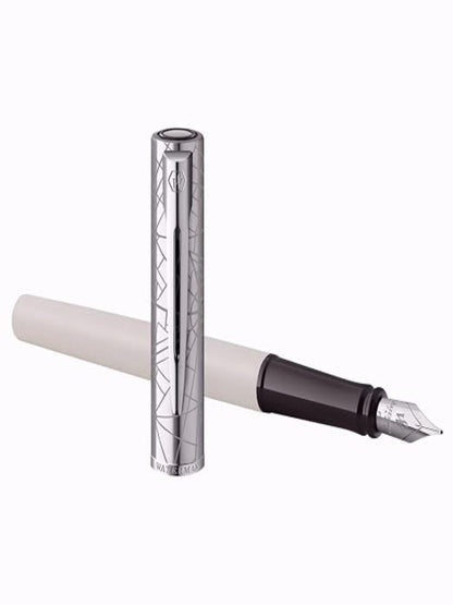 Waterman Allure Deluxe White Fountain Pen Fine Nib