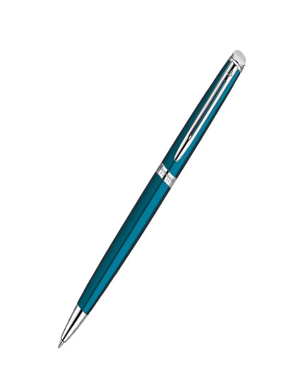 Waterman Hemisphere Metallic Blue Ballpoint Pen Medium Nib