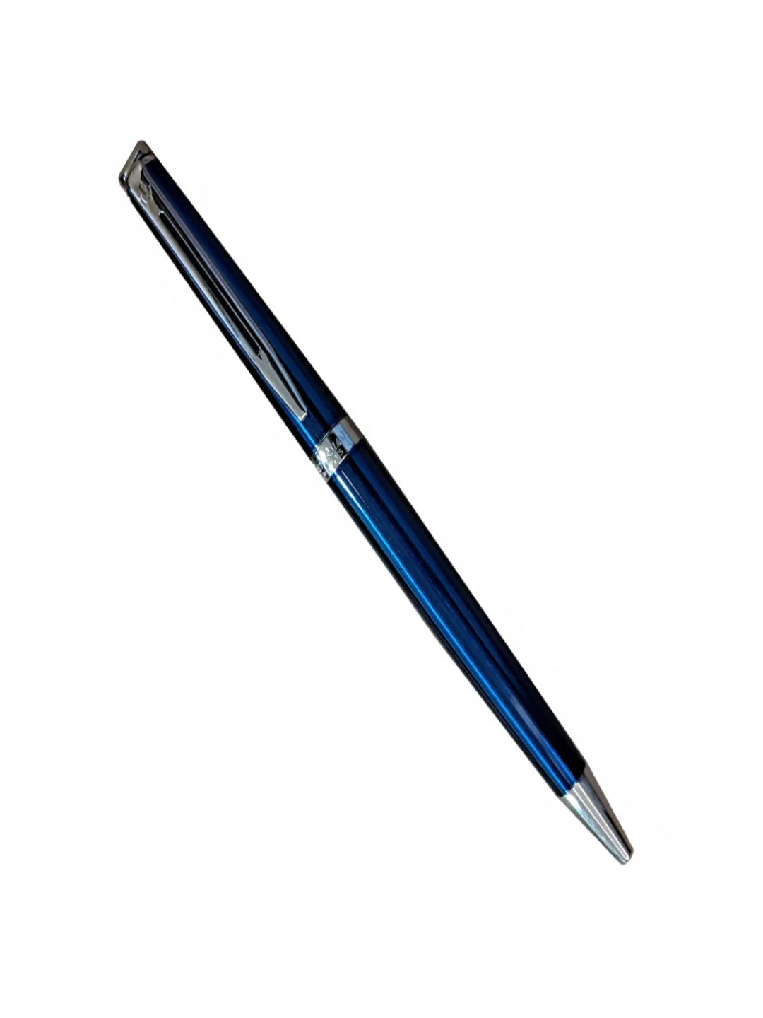 Waterman Hemisphere Metallic Blue Ballpoint Pen Medium Nib