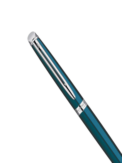 Waterman Hemisphere Metallic Blue Ballpoint Pen Medium Nib