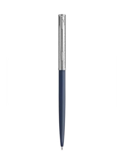 Waterman Allure Deluxe Blue Ballpoint Pen Medium Nib with Notebook