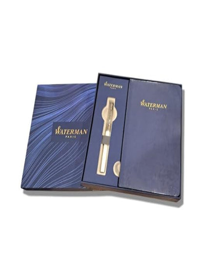 Waterman Allure Deluxe White Fountain Pen Fine Nib with Notebook