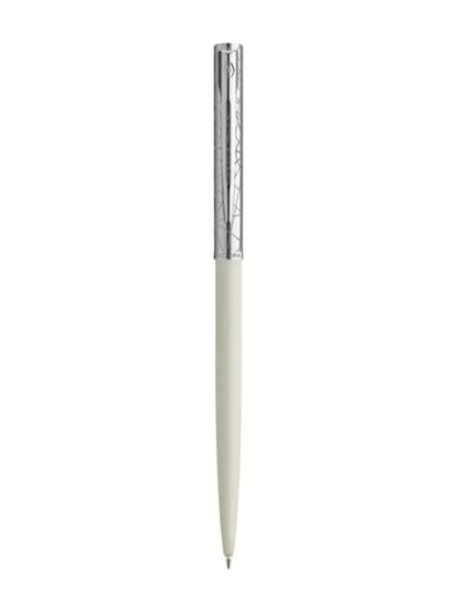 Waterman Allure Deluxe White Ballpoint Pen Medium Nib with Notebook