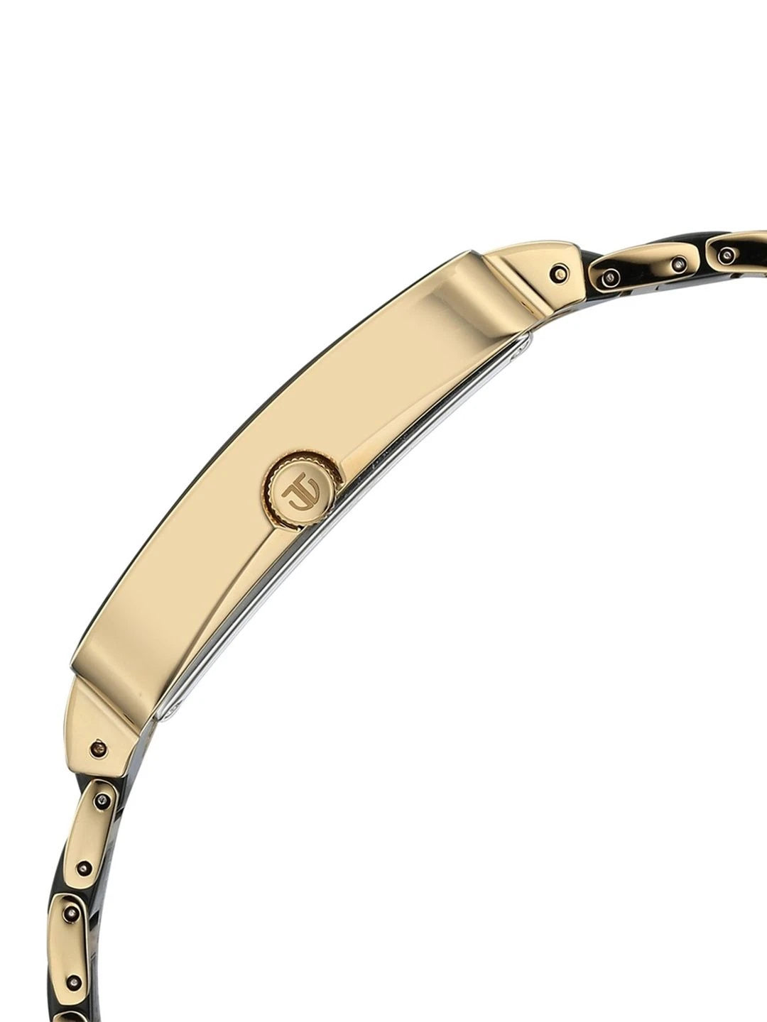 Titan Dial & Ceramic Bracelet Style Straps Analogue Date Aperture Watch - 90013KD05
