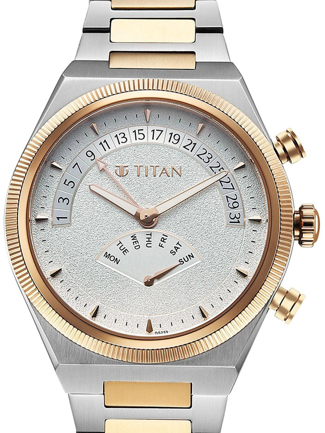 Titan Classique Micromotors Quartz Round Dial Analog Watch - 90180KM01